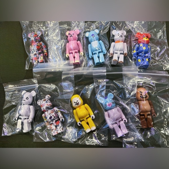 BT21 BE@RBRICK SERIES BY BTS X LINE FRIENDS X MEDICOM - PRE-OWNED - Picture 3 of 3